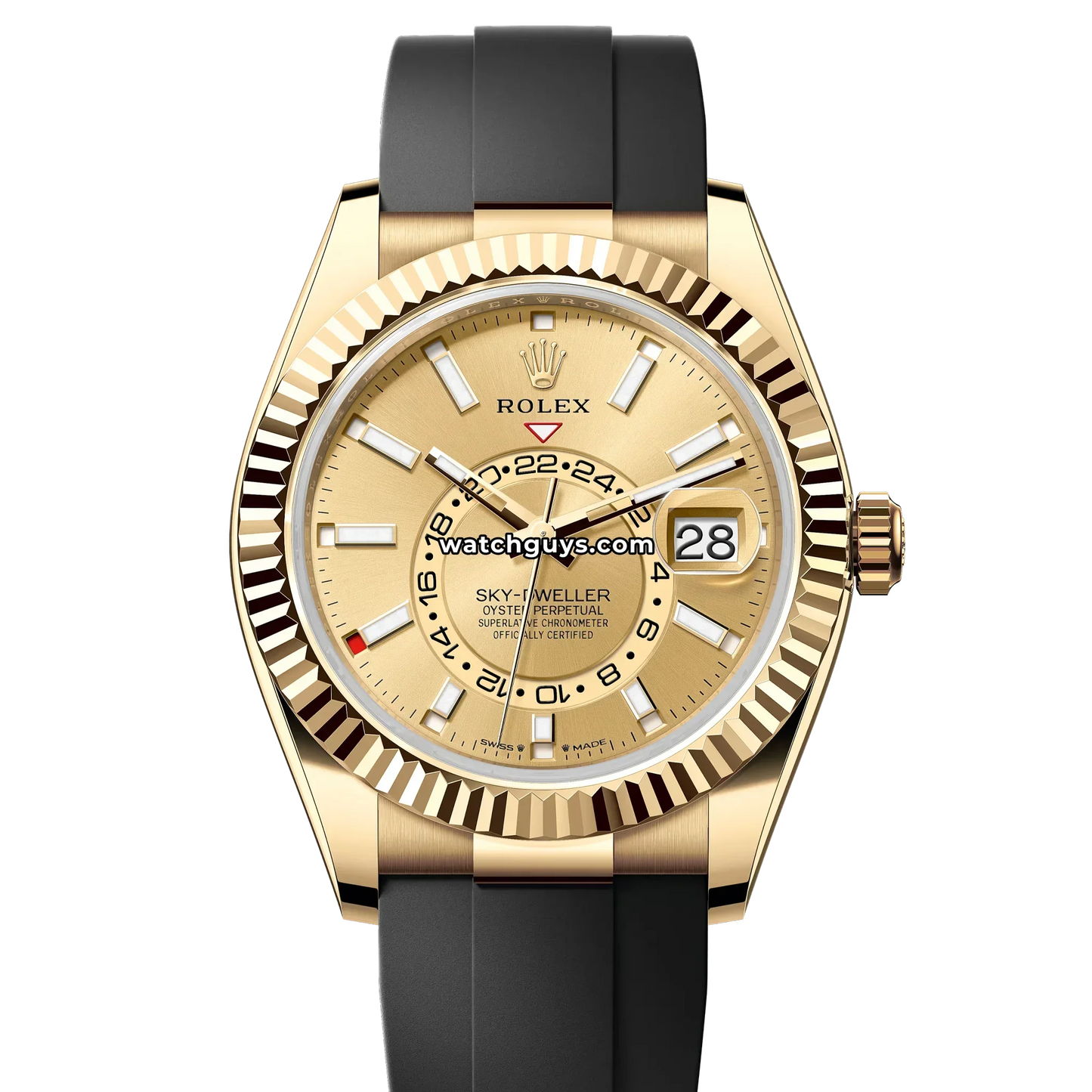 Rolex Sky-Dweller 336238 Champagne Oysterflex