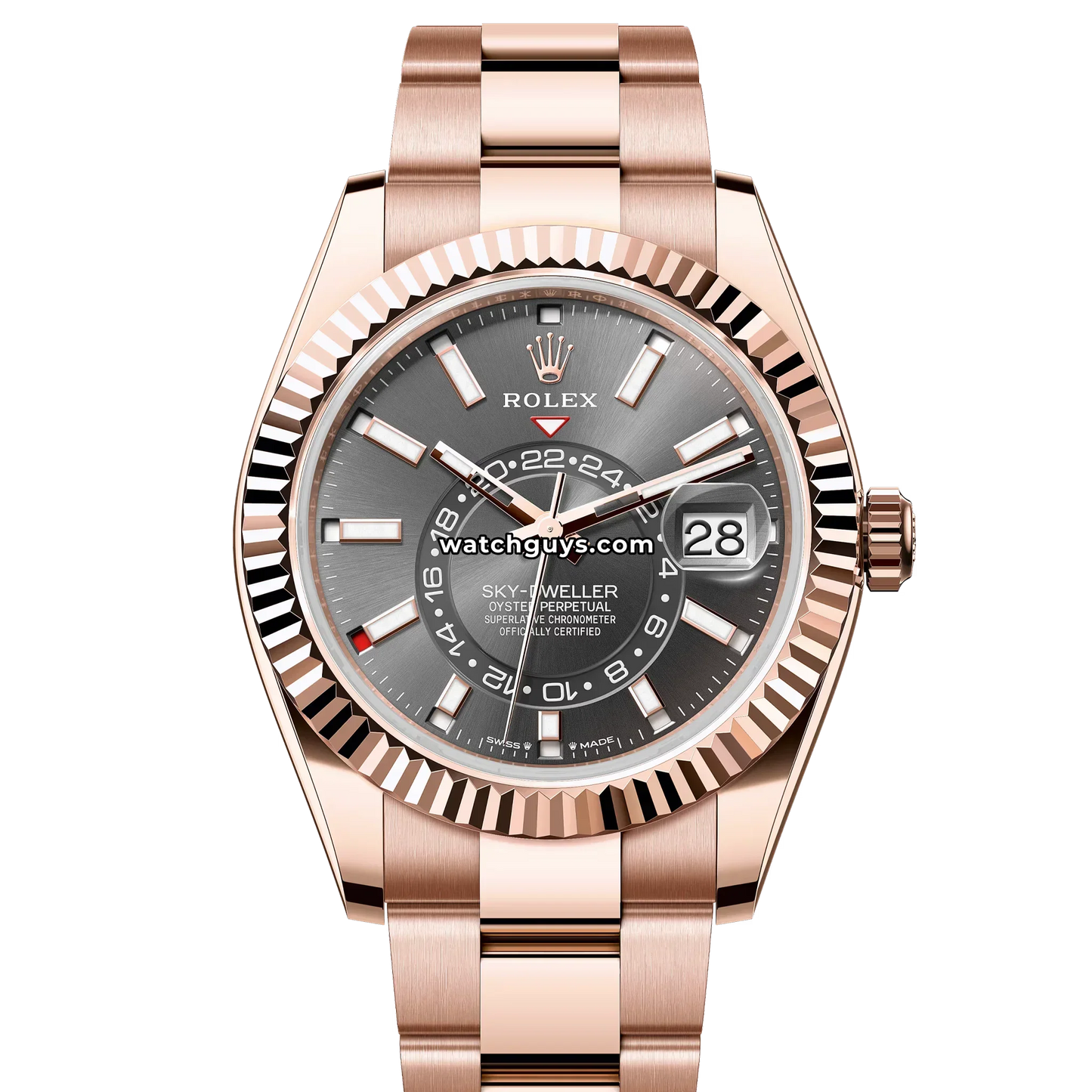 Rolex Sky-Dweller 336935 Everose Slate Index