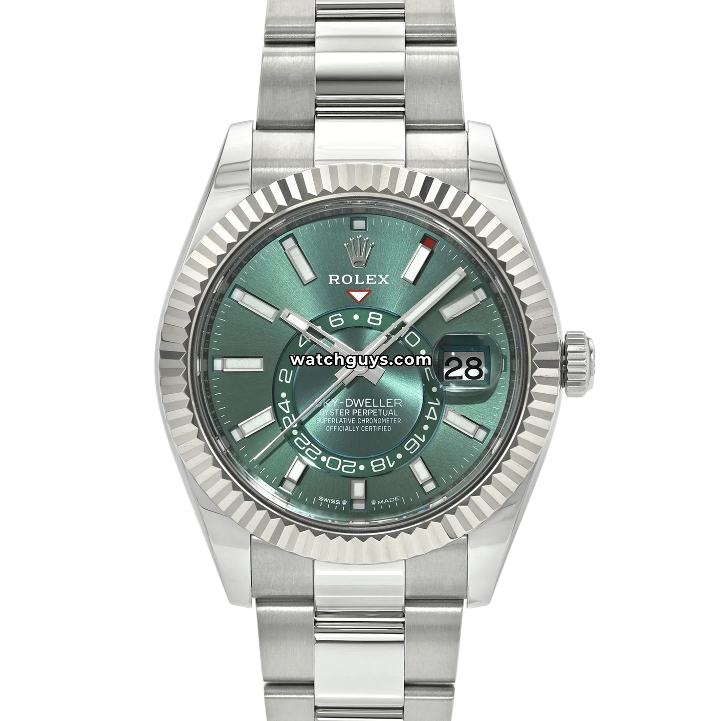 Rolex Sky-Dweller 336934 Green Index Oyster