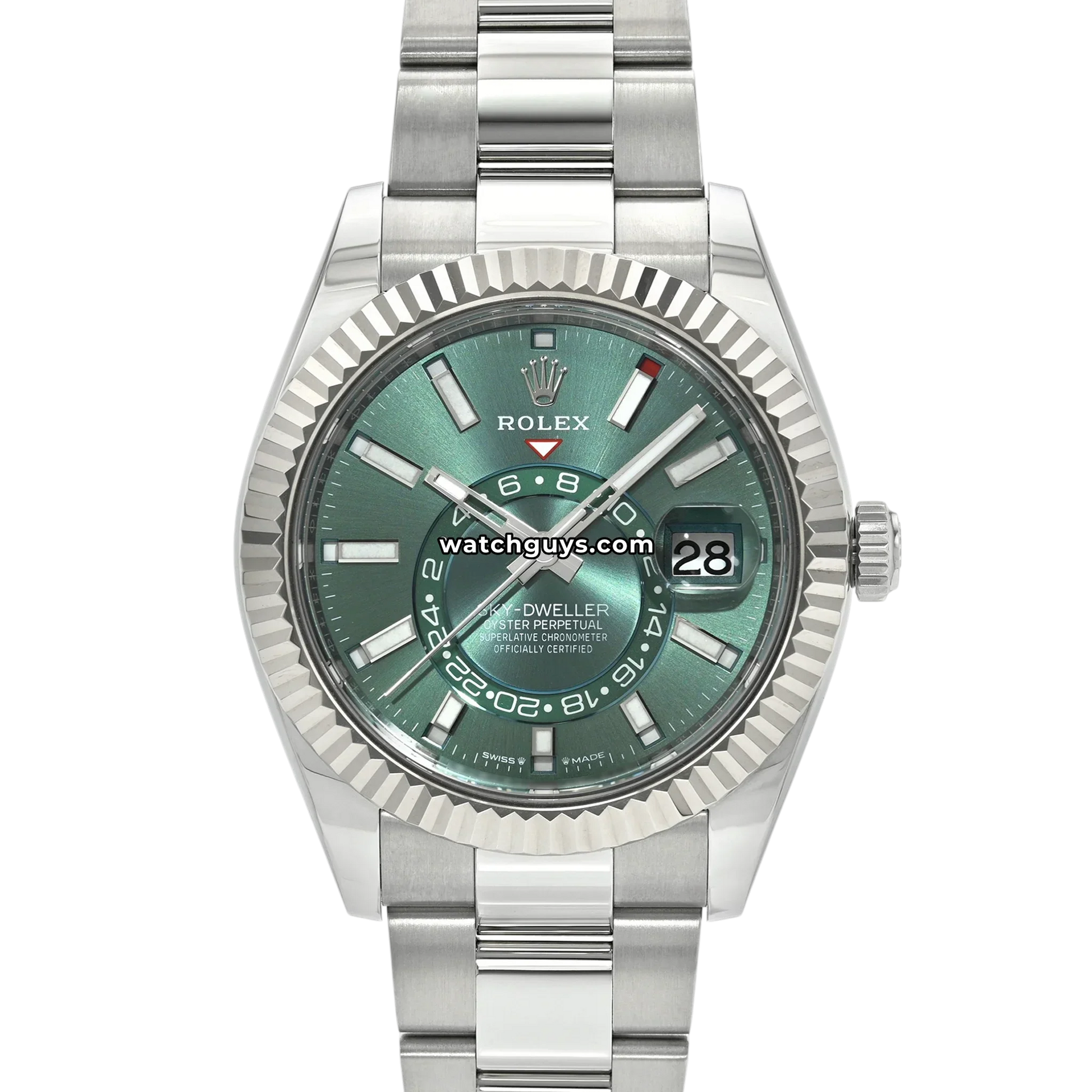 Rolex Sky-Dweller 336934 Green Index Oyster