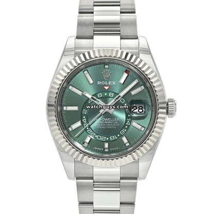 Rolex Sky-Dweller 336934 Green Index Oyster