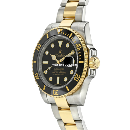 Rolex Submariner 116613LN Black Diamond Serti