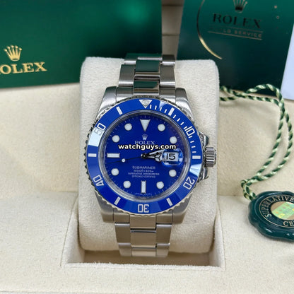Rolex Submariner 116619LB Smurf