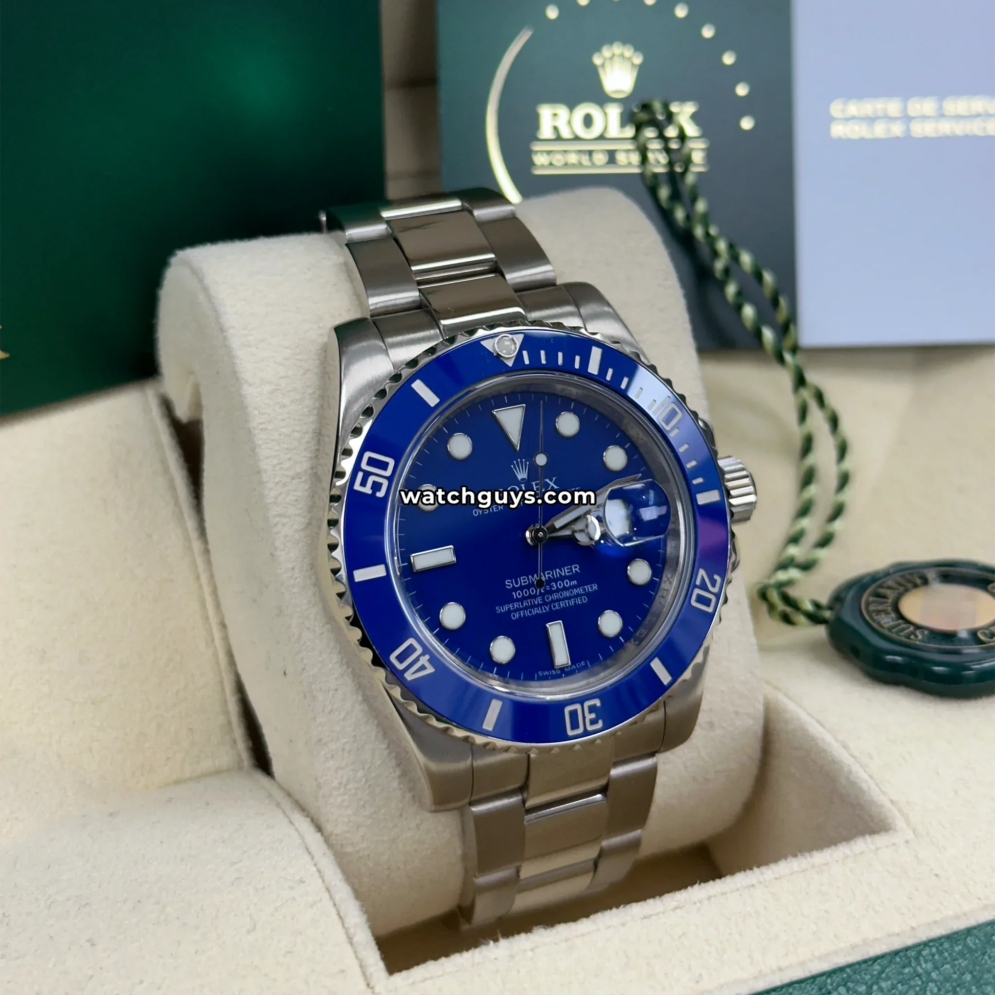 Rolex Submariner 116619LB Smurf