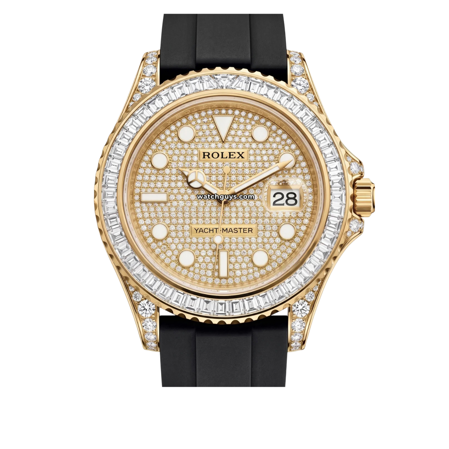 Rolex Yacht-Master 226668TBR Pavé Diamond Oysterflex