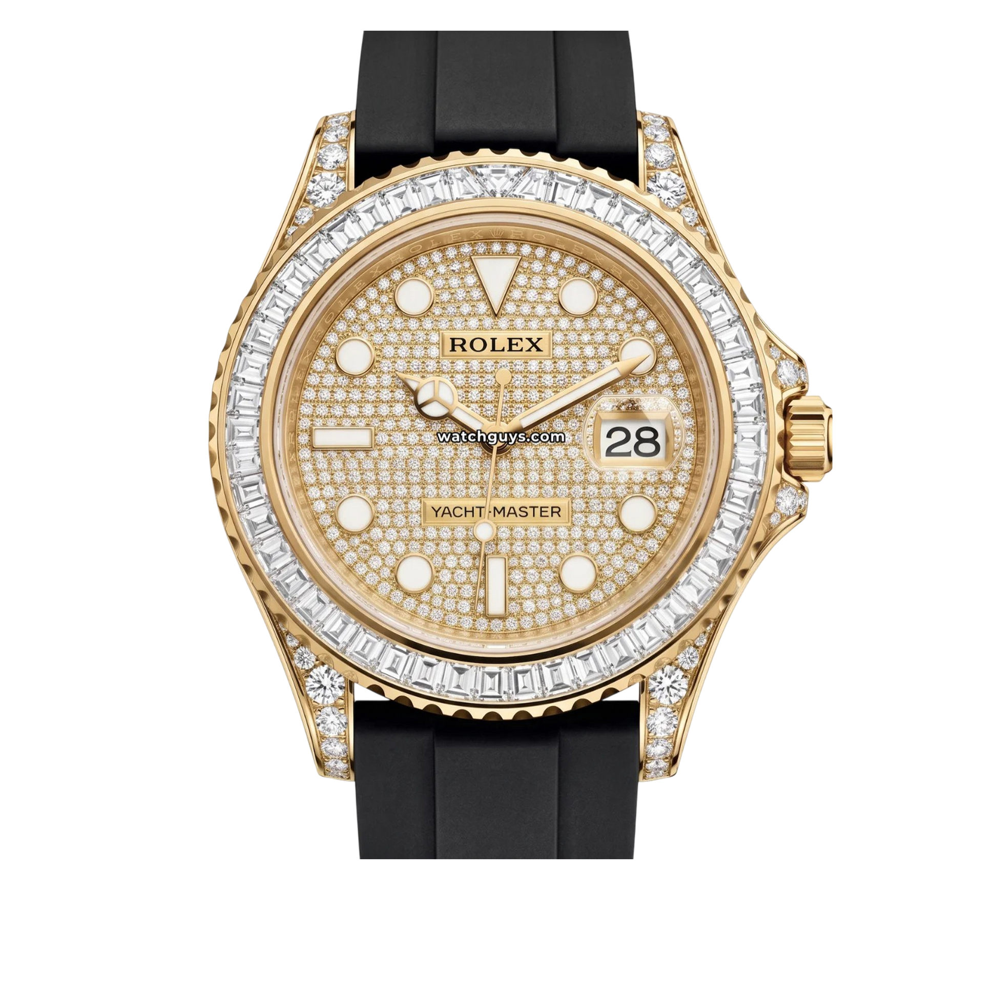 Rolex Yacht-Master 226668TBR Pavé Diamond Oysterflex