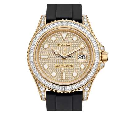 Rolex Yacht-Master 226668TBR Pavé Diamond Oysterflex