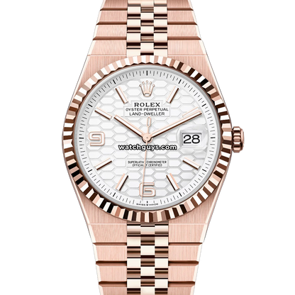 Rolex Land-Dweller 127335 White Honeycomb Motif