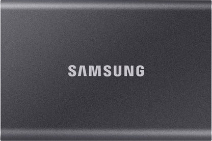 SAMSUNG SSD T7 Portable External Solid State Drive 2TB, USB 3.2 Gen 2, Gray, MU-PC2T0T/AM