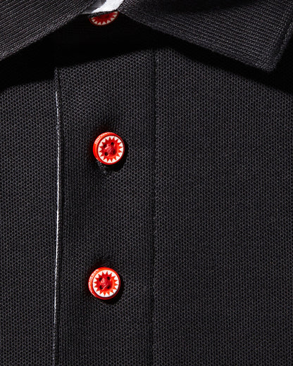 ROSE ALL DAY PIMA COTTON MADE IN PERU POLO
