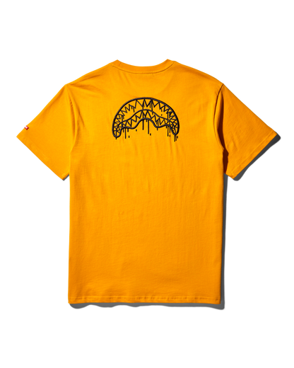 GARFIELD CAT STRATCH GRAPHIC T-SHIRT (ORANGE)