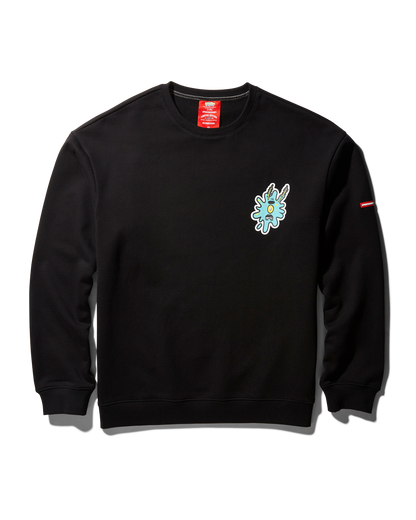 SPONGEBOB SPLAT PULLOVER SWEATER (BLACK)
