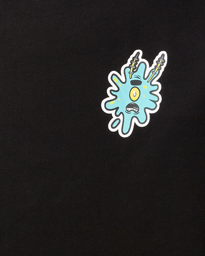SPONGEBOB SPLAT PULLOVER SWEATER (BLACK)