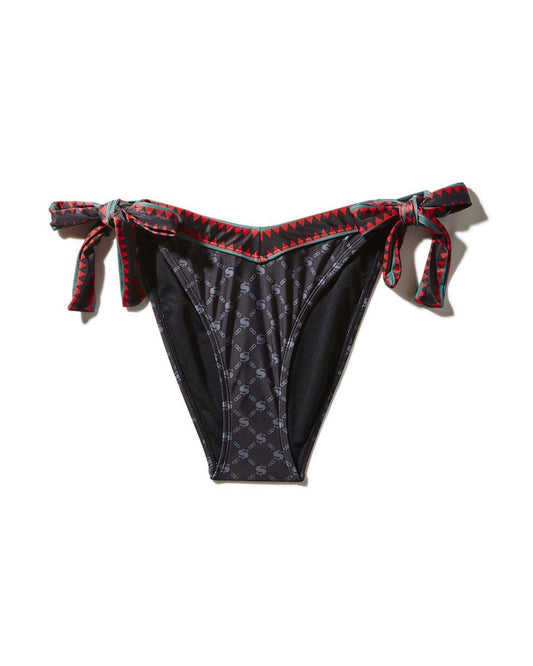 MIDNIGHT MONEY PATTERN BIKINI BOTTOM