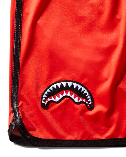 KIDS JAPAN WAVE SWIM TRUNKS (RED)