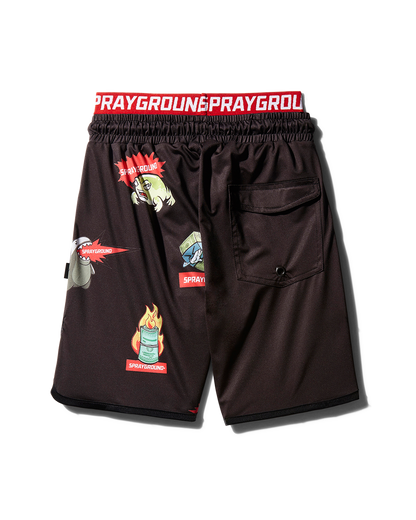 KIDS PATCH ALL-IN SWIM TRUNKS (BLACK)