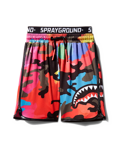 KIDS CAMOBURST SWIM TRUNKS