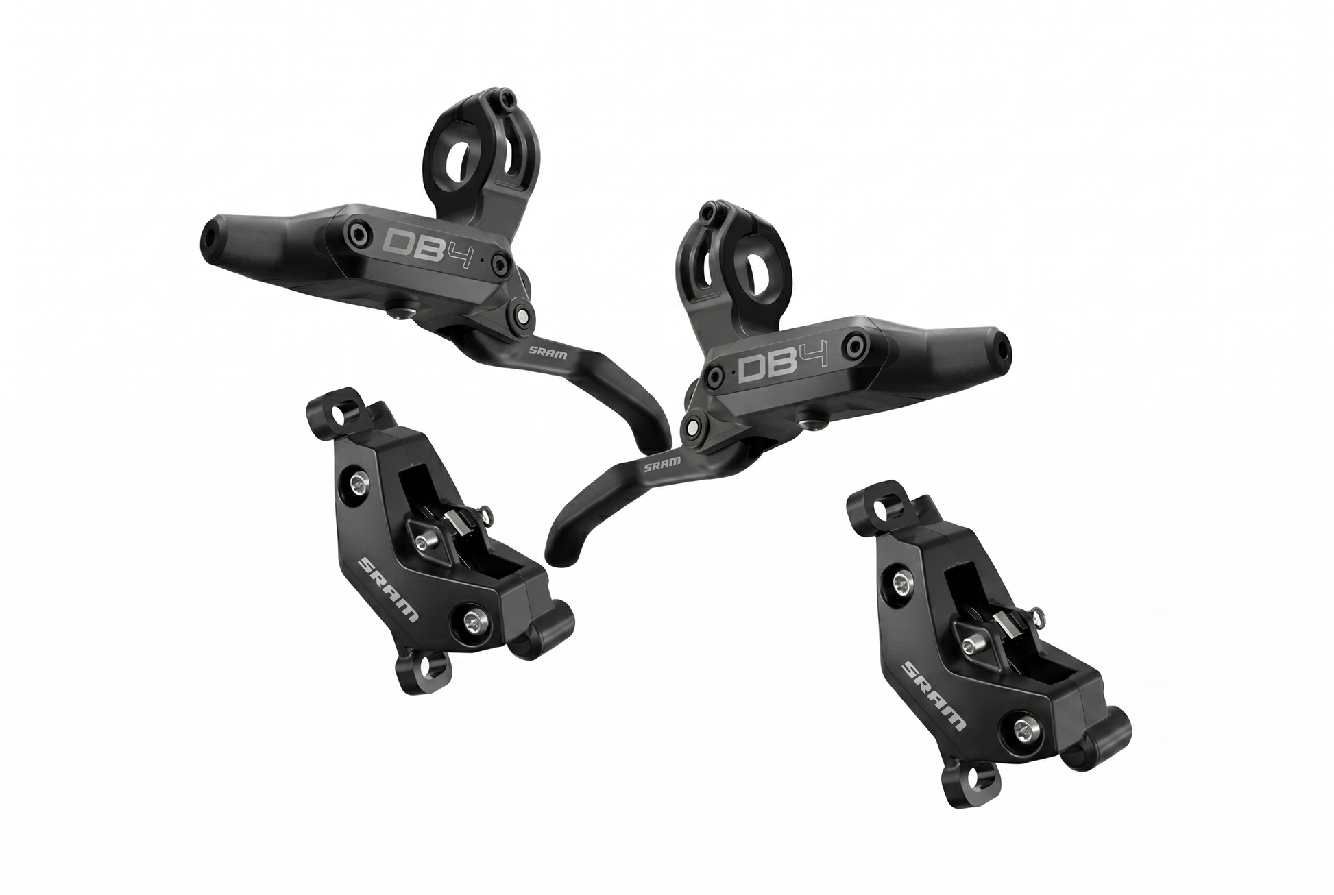 SRAM DB4 Hydraulic Disc Brake & Lever Set (Front and Rear)