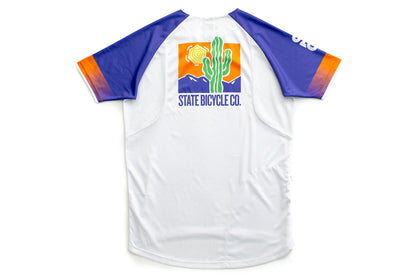 State Bicycle Co. - "Cactus Drip" - All-Road Tech-T Jersey - Sustainable Clothing Collection