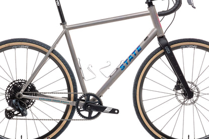 State Bicycle Co. Monogram 6061 Aluminum Anodized Bottle Cage - Silver