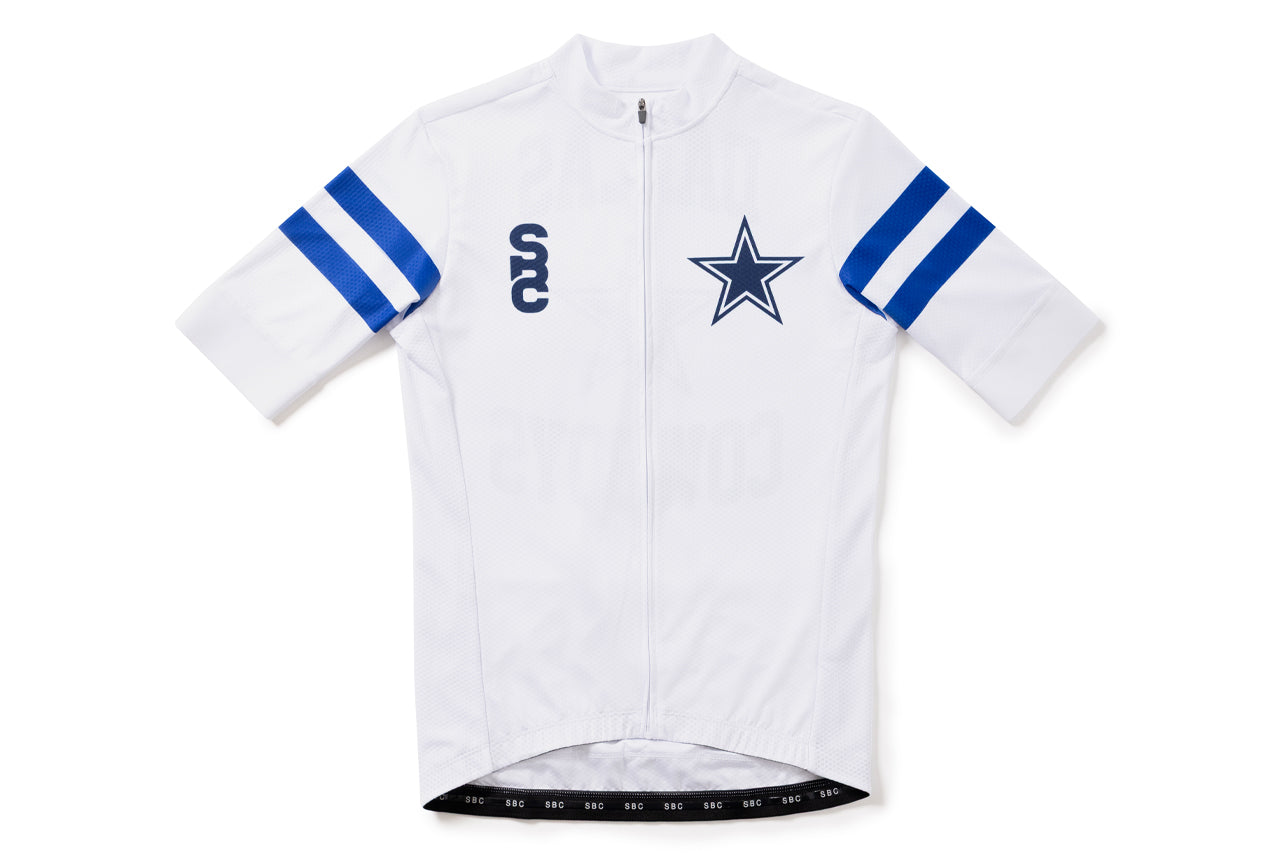 State Bicycle Co. | NFL Collection – Cycling Jersey – Dallas Cowboys (White)