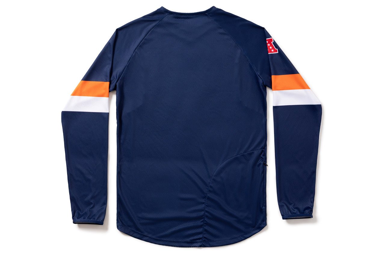 State Bicycle Co. | NFL Collection – Long-Sleeve MTB Jersey – Denver Broncos