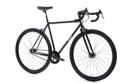 4130 - Matte Black / Mirror – (Fixed Gear / Single-Speed)