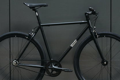 4130 Steel - Fixed Gear / Single-Speed - Frame Set - Matte Black / Mirror