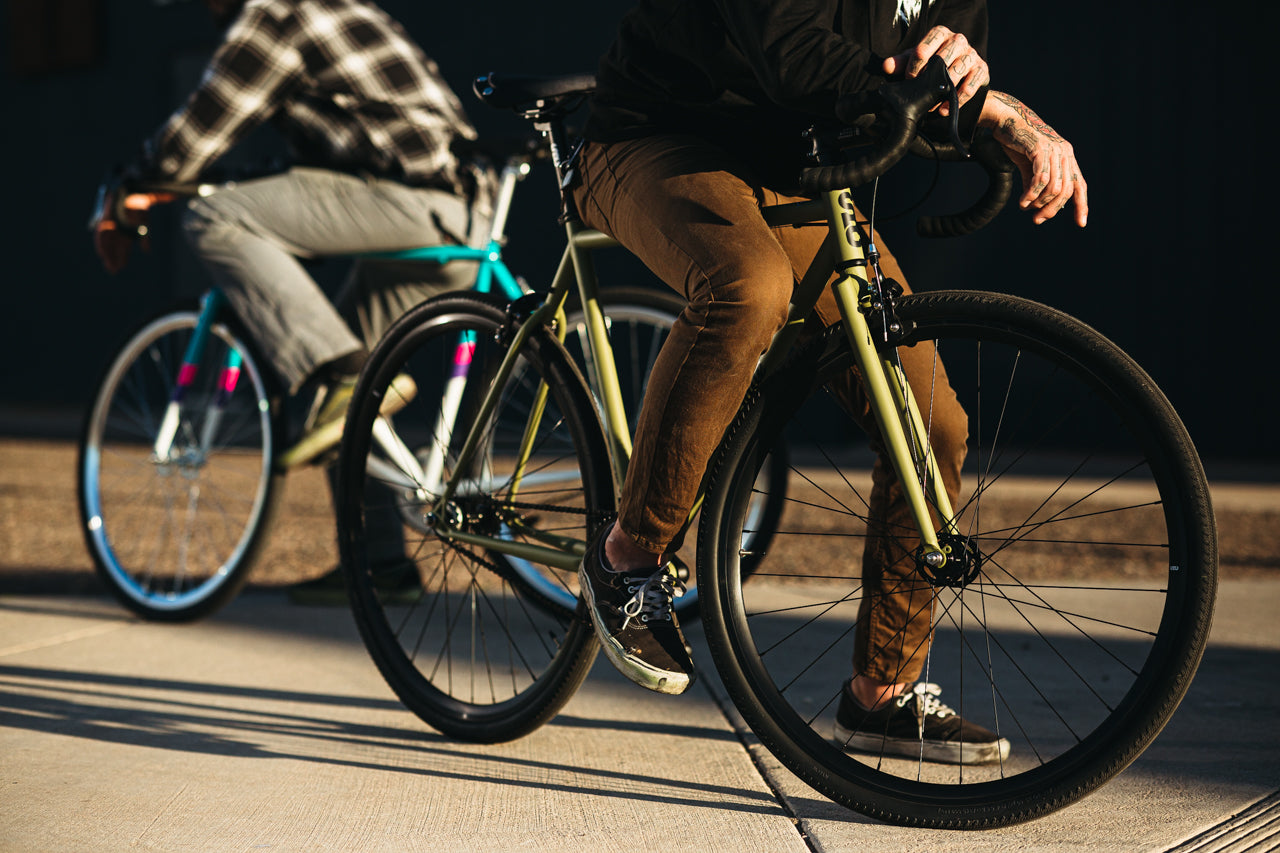 4130 - Matte Olive – (Fixed Gear / Single-Speed)