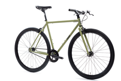 4130 - Matte Olive – (Fixed Gear / Single-Speed)