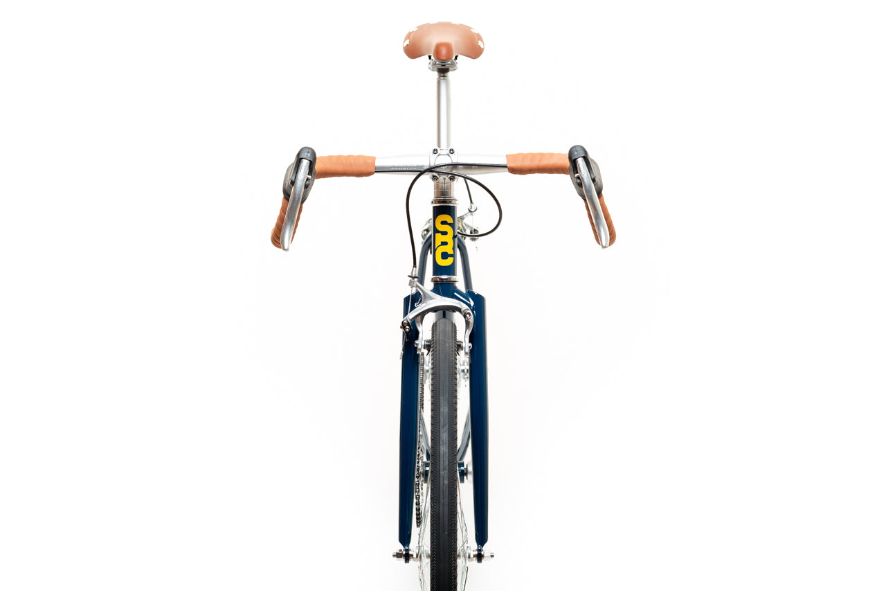 4130 - Navy / Gold – (Fixed Gear / Single-Speed)