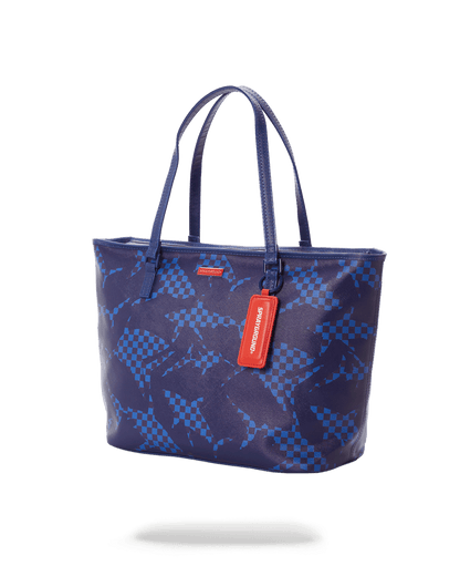 SHARK CHECK (BLUE) TOTE