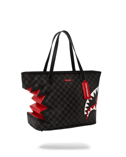 SHARK BITE SHARKS IN PARIS GRAY TOTE