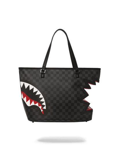 SHARK BITE SHARKS IN PARIS GRAY TOTE