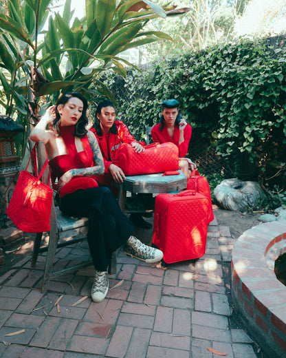 RED RIVIERA TOTE