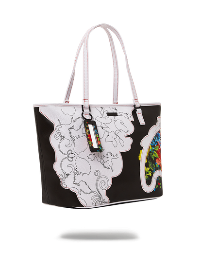 THE FLORAL CUT TOTE