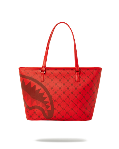 MONEY PATTERN BRICK TOTE