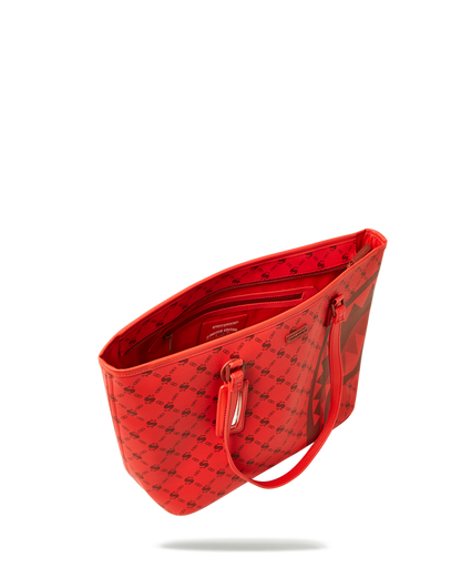 MONEY PATTERN BRICK TOTE