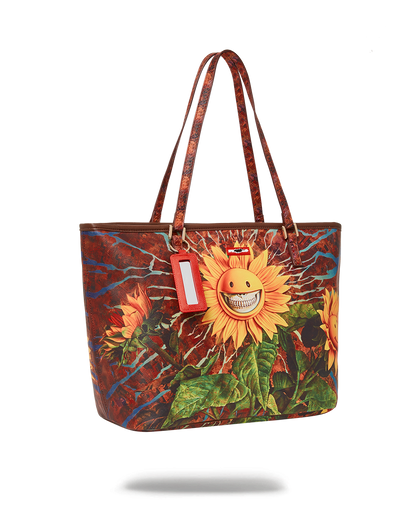 SUNFLOWER GRIN RON ENGLISH COLLAB TOTE