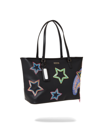 STAR RACER A.I.7 SANDFLOWER COLLAB BEADED TOTE