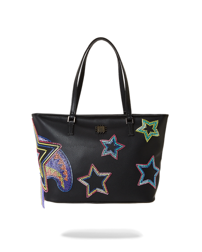 STAR RACER A.I.7 SANDFLOWER COLLAB BEADED TOTE