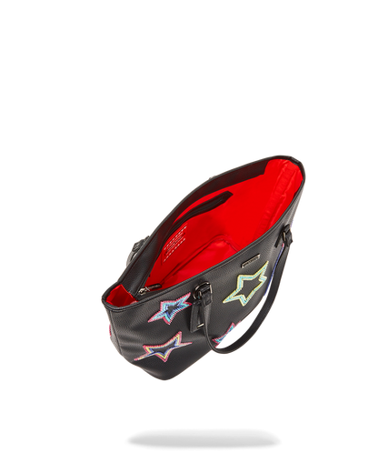 STAR RACER A.I.7 SANDFLOWER COLLAB BEADED TOTE