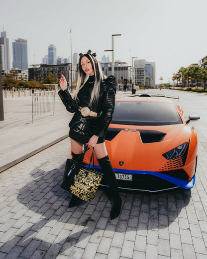 HALF GRAFF GLIDE TOTE