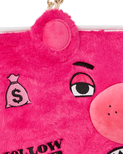 PLUSH MONEYBEAR TOTE (PINK)