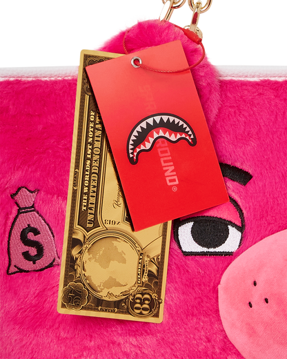 PLUSH MONEYBEAR TOTE (PINK)