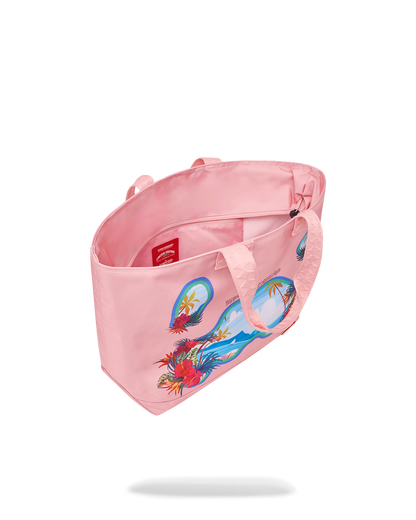 BORA BORA SHARK ISLAND VILLA BEACH TOTE