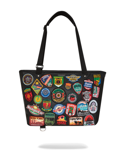 A.I. THE 54 (PATCHES OF AFRICA) CARGO TOTE