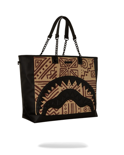 A.I. PALM MIRAGE SHARK LUXE BEACH TOTE