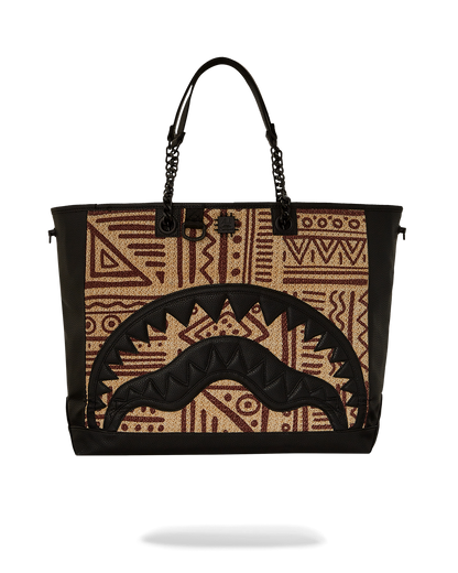 A.I. PALM MIRAGE SHARK LUXE BEACH TOTE