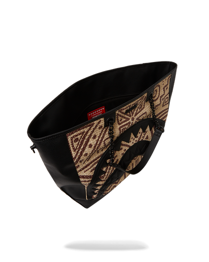 A.I. PALM MIRAGE SHARK LUXE BEACH TOTE